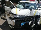 В Мукачево патрульные попали в ДТП на служебном автомобиле