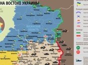 Карта АТО на востоке Украины (1 марта)