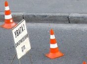 В Киеве Lexus влетел в группу людей: водитель скрылся