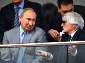 Президент РФ Владимир Путин на Гран-при Сочи-2018