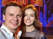 Александра Кучеренко "в гостях" у мужа на съемках "Мира наизнанку" (Фото)