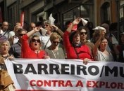 Массовые протесты против правительства в Португалии