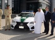 Полиция Дубая получила роскошный Lexus RC F