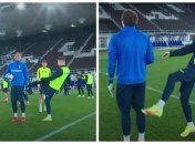 Андрей Пятов получил поджопник от Николая Матвиенко