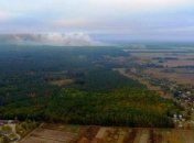 Пожар на артскладах под Ичней начали тушить с воздуха