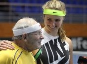 Свитолина сыграла cо старейшим теннисистом Украины и Европы