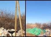 Шприцы в крови и маски валяются недалеко от домов: в селе под Сумами устроили свалку медицинских отходов (фото)