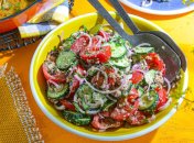 Вкусный и сытный салат