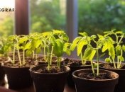 Рассаду лучше покупать в таких горшочках.