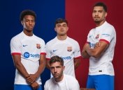 Футболисты "Барселоны" в новой форме