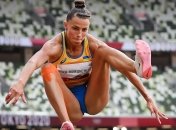 Марина Бех-Романчук успешна не только в секторе для прыжков в длину.