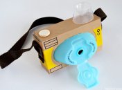 4 идеи, как сделать игрушечный фотоаппарат из картона своими руками