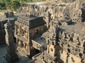 Храм Кайласанатха - скальный индуистский храм (Фото)