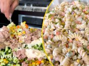 Салат із макаронами
