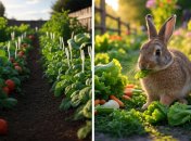 Зайці та інші тварини можуть зашкодити врожаю на городі