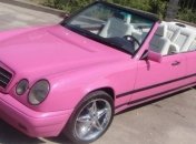 “Шедевры” тюнинга: розовый лимузин-кабриолет Mercedes-Benz E-класс