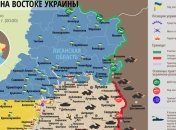 Карта АТО на востоке Украины (23 декабря)