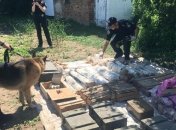 Полиция откопала в саду жителя Ровенской области один из крупнейших схронов боеприпасов