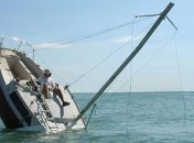 В Херсонской области затонула яхта: экипаж и пассажиры не пострадали