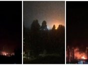 В Шахтерске случился сильный пожар