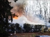 В Киеве на ВДНХ в ресторане произошел пожар