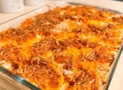 Сладка рисовая запеканка с тыквой и яблоками