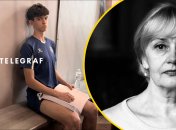 Подозреваемый и Ирина Фарион (слева направо)