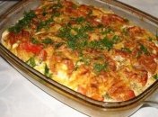 Полезная и витаминная овощная запеканка из кабачка