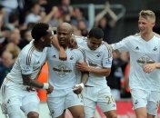 АПЛ. "Суонси" обыграл "Бернли", "Сток" и "Миддлсбро" сыграли вничью