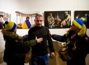 Ян Доброносов на благодійній виставці у Києві