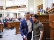 Дуда та Зеленський у стінах Верховної Ради