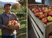 Перед хранением, яблоки нужно правильно собрать