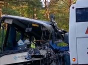 В Польше столкнулись два рейсовых автобуса и бус, пострадали украинки 