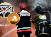 Пожар после взрыва