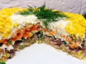 Салат со шпротами