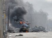 Техніка окупантів палає у різних точках країни