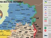 Карта АТО на востоке Украины (2 августа)