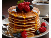 Ці оладки стануть чудовим сніданком  (зображення створено за допомогою ШІ)