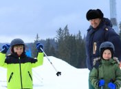 Олександр Усик із синами Кирилом та Михайлом