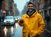 Мужчина покупает авто