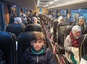 Эвакуированные украинцы