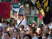 В Вене прошла акция в поддержку мигрантов