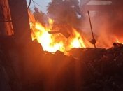 После российских ударов вспыхнули пожары