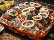 Скумбрія, маринована у кетчупі