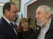 Стало известно, о чем говорили Фидель Кастро и Олланд