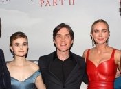 В кожаном красном: звезда "Тихого места" посетила премьеру фильма (Фото)