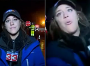 Момент аварии попал на видео