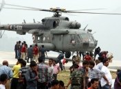 В Индии упал еще один спасательный вертолет