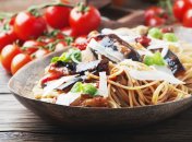 Изумительная паста с баклажанами