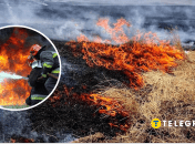 Под Одессой вспыхнул сильный пожар